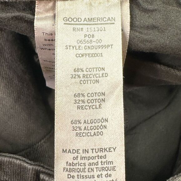 Good American Good 90’s Duster Straight Leg Jeans - Coffee001 - 4/27 - Coffee001 - Picture 8 of 8